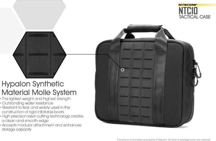 Produktbild Nitecore NTC10 CORDURAÂ® 1050D high strength abrasion resistant light weight nylon fabric