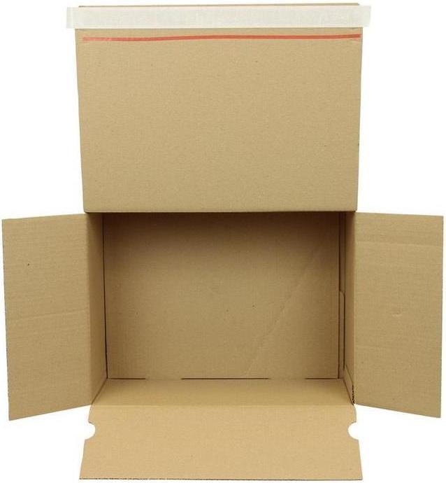 Image du produit Transpak Carton automatique 1 paroi fond automatique Dimensions 345x256x130mm SK C4 Qualité 1.3B marron (20 pcs)