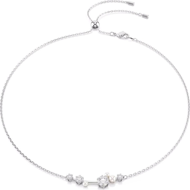 Produktbild Swarovski Constella Halskette Kristallperle Rundschliffe Weiss (Swarovski Metall)