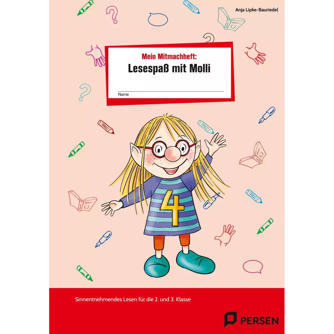Mein Mitmachheft 4: Lesespass mit Molli, Schulbücher von Anja Lipke-Bauriedel