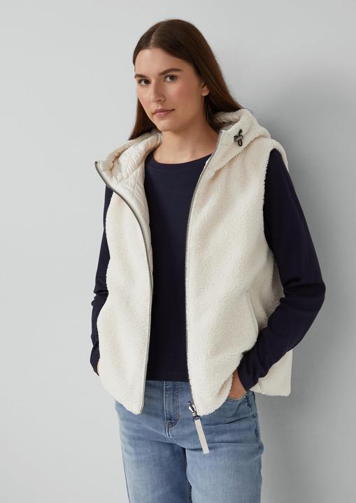 Actual product image s.Oliver Outdoor-Weste Wendeweste mit Teddyfell (36)