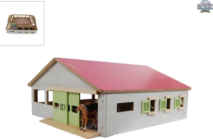 Actual product image Sombo Horse stable pink wood