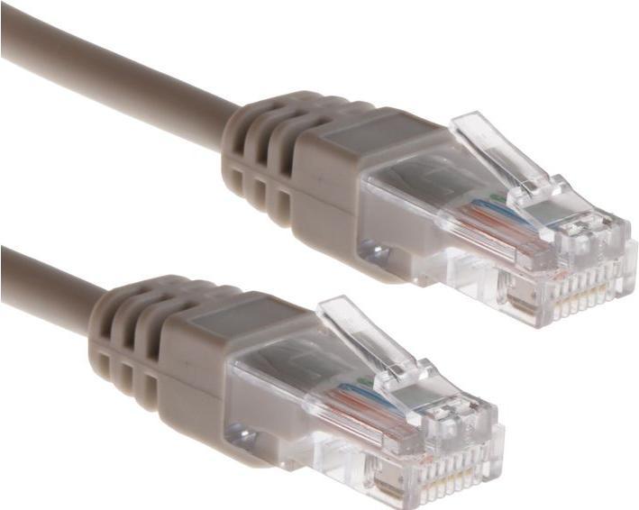 Produktbild RS PRO Patch cord Cat5e UTP LSZH Grey 15m (U/UTP, CAT5e, 15 m)