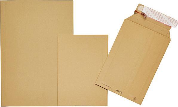 Actual product image eurokraft basic Dispatch bags, made of corrugated cardboard, pack of 25, LxW 273 x 200 mm, 3+ (25 x)