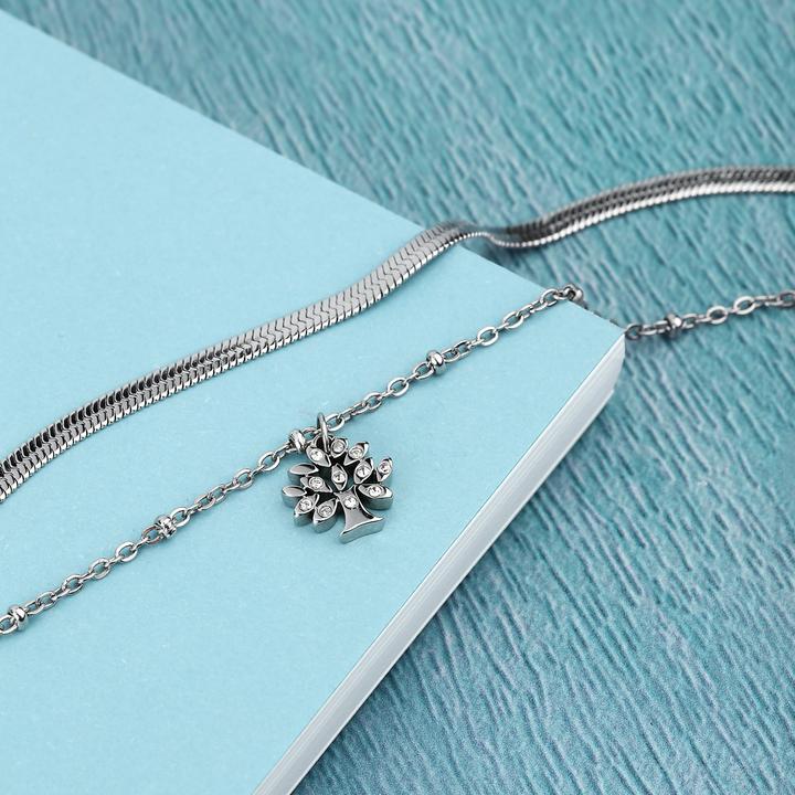 Immagine prodotto La Petite Story Bracciale con l'Albero della Vita (19 cm, Acciaio inossidabile)