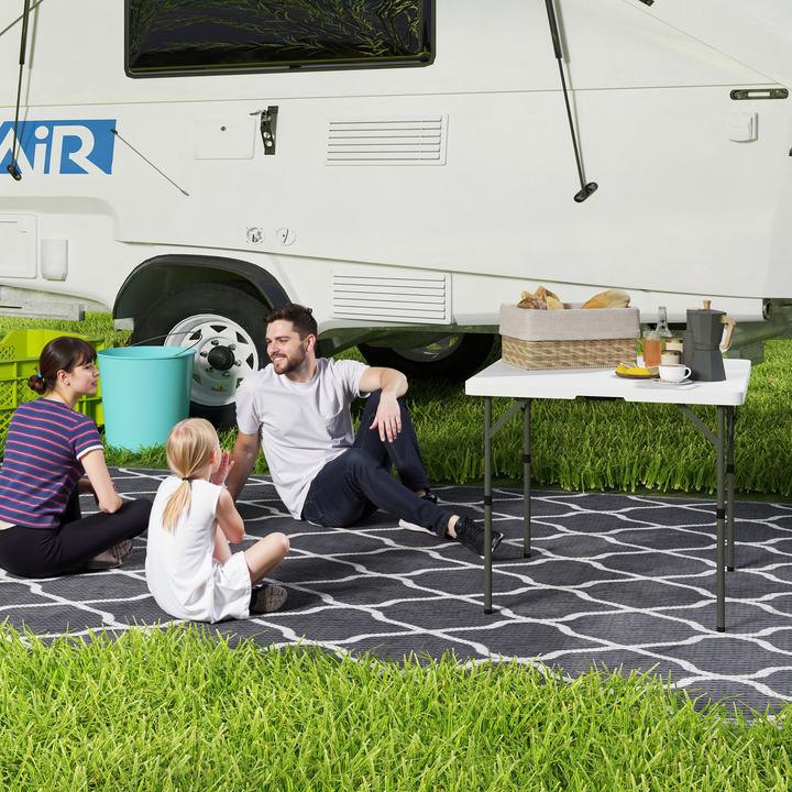 Produktbild Outsunny Campingtisch Kunststoff, Metall Weiss