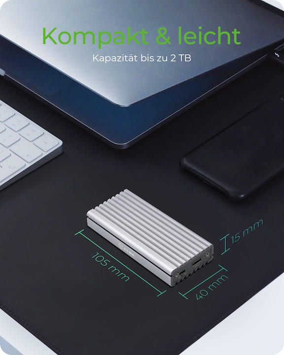 Actual product image Icy Box IB-1817Ma-C31 (M.2 2230, M.2 2242, M.2 2260, M.2 2280, M.2)