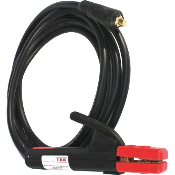 Elmag, Accessori per stazioni di saldatura, - Elektrodenhalter-Kabel 16qmm, 4m SteckerØ 9mm 16/25, komplett montiert