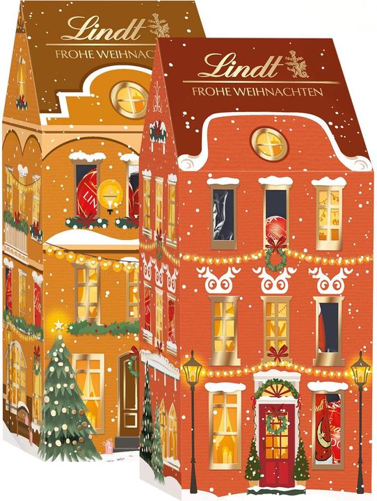 Produktbild Lindt Pralinen Assortiert Winterdorf Edition (135 g)