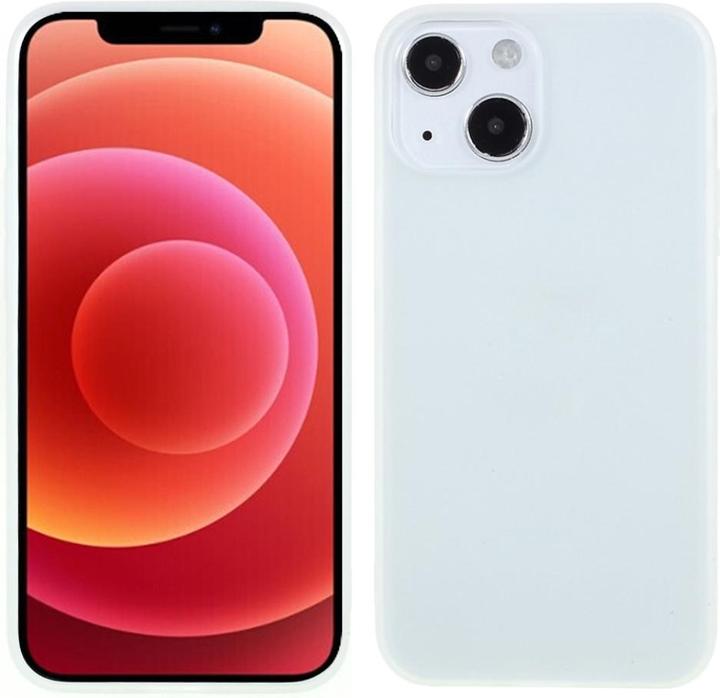 Actual product image Ueli Express iPhone 13 Mini Super Slim Rubber Case White (Apple iPhone 13 mini)