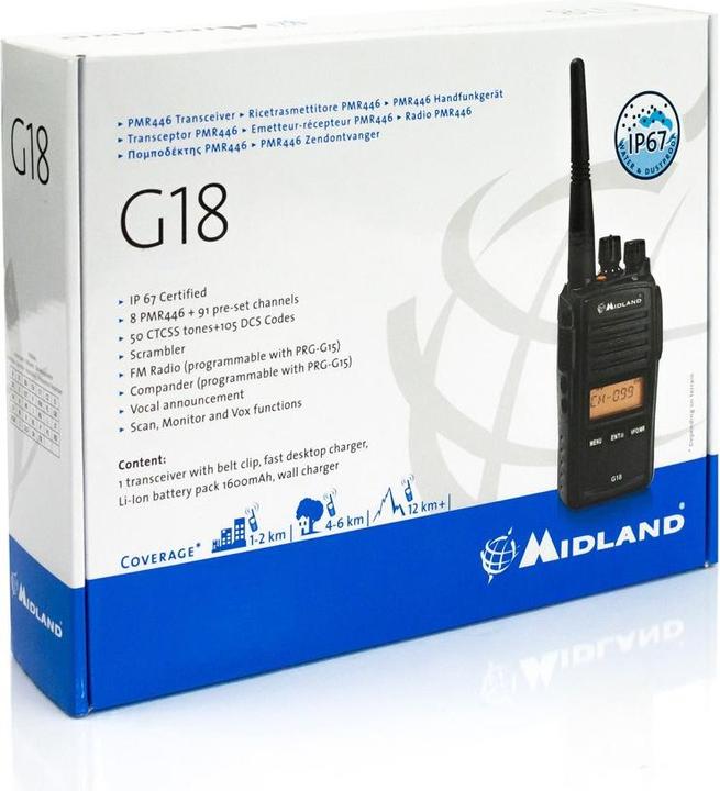 Actual product image Midland G18 PRO NC (12 km)