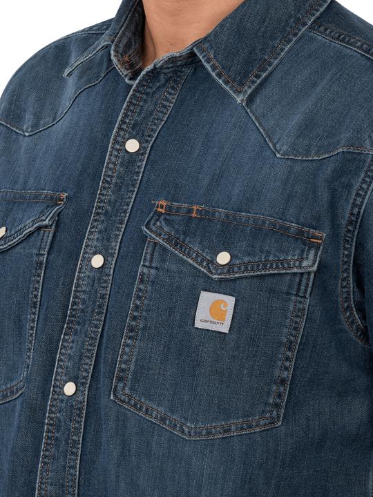 Immagine prodotto Carhartt Montana Denim - Entspanntes Wyatt-Hemd (XXL)