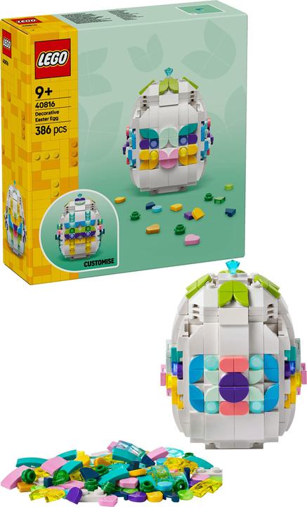 Actual product image LEGO Decorated Easter egg (40816, LEGO Icons)
