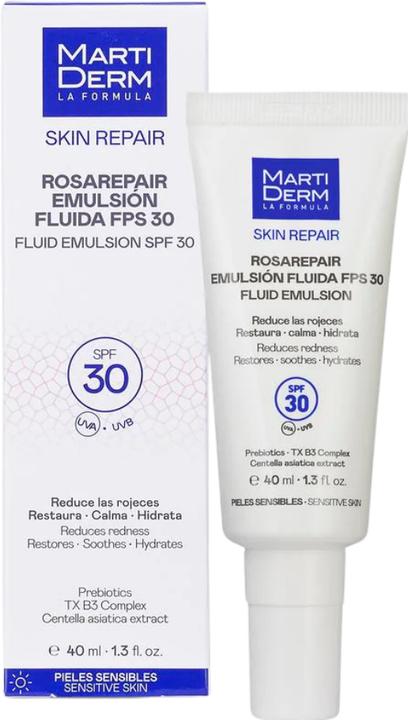 Image du produit Martiderm Emulsion Rosarepair SPF30 40ml (Gel après-rasage, 40 ml)