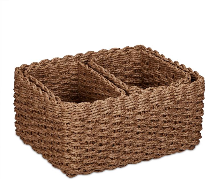 Actual product image Relaxdays 3x storage baskets (1 x, 28 x 22 x 14 cm)