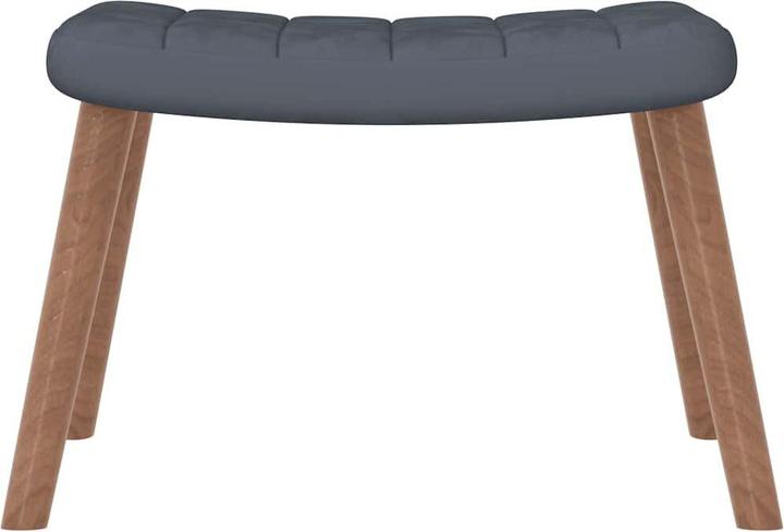 Image du produit vidaXL Schaukelstuhl mit Hocker