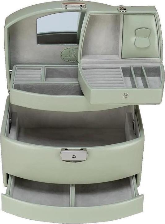 Actual product image Windrose 803692.14 - Automatic jewellery case with travel insert Merino Moda sage