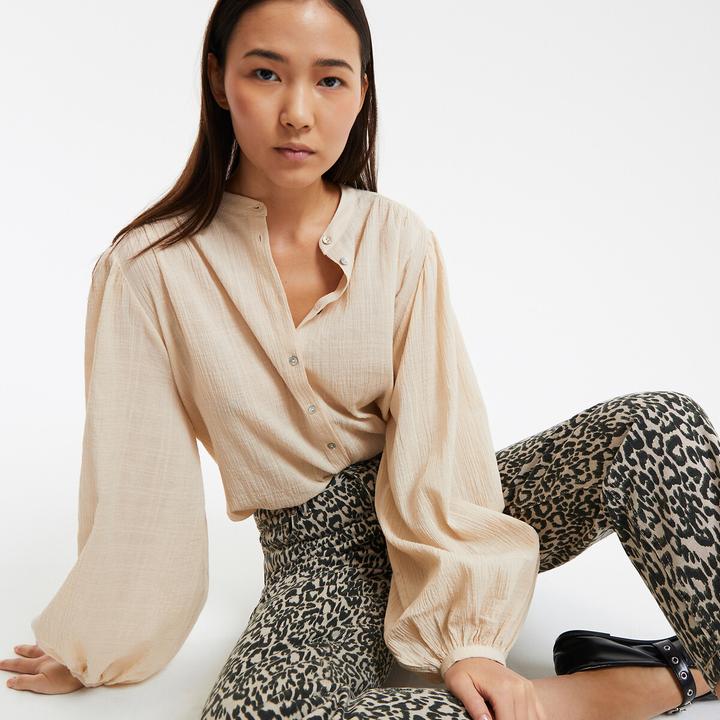 Immagine prodotto La Redoute Collections Hemd mit Mao-Kragen (XL)