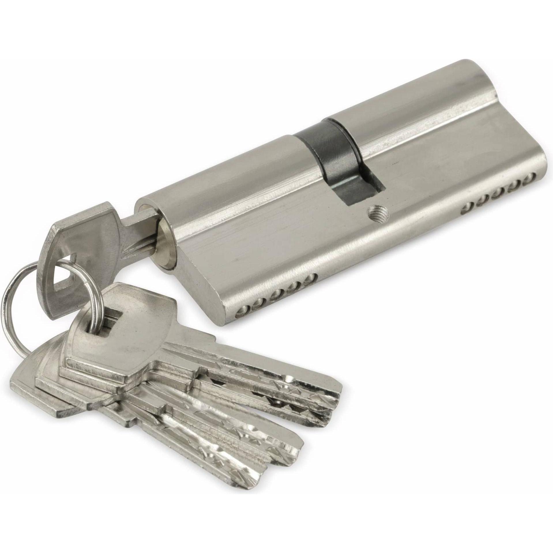 Masterproof, Vorhängeschloss, Sicherheits-Schliesszylinder-Set 1028-PJXY, 80 mm