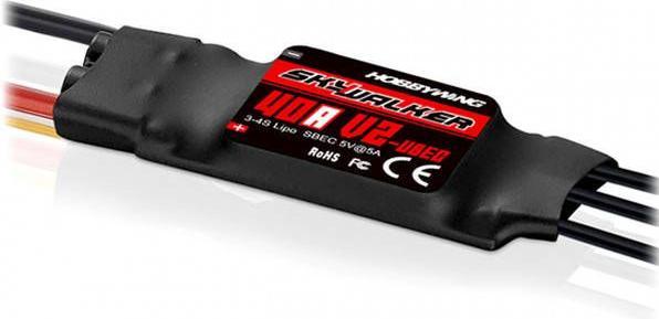 Produktbild Hobbywing Regulator SkyWalker 40A 3-4s, 5A UBEC