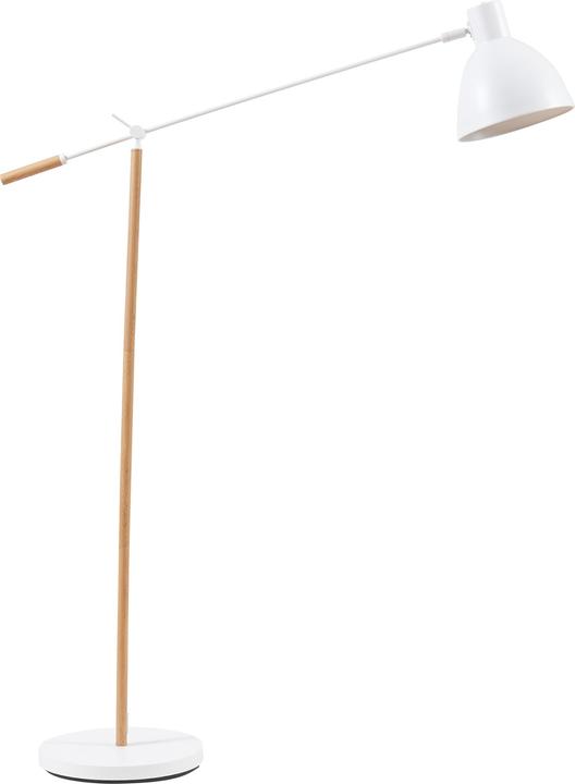 Produktbild Lux.Pro Stehleuchte Banchory Metall 163 cm Holzoptik/Weiss (E27)