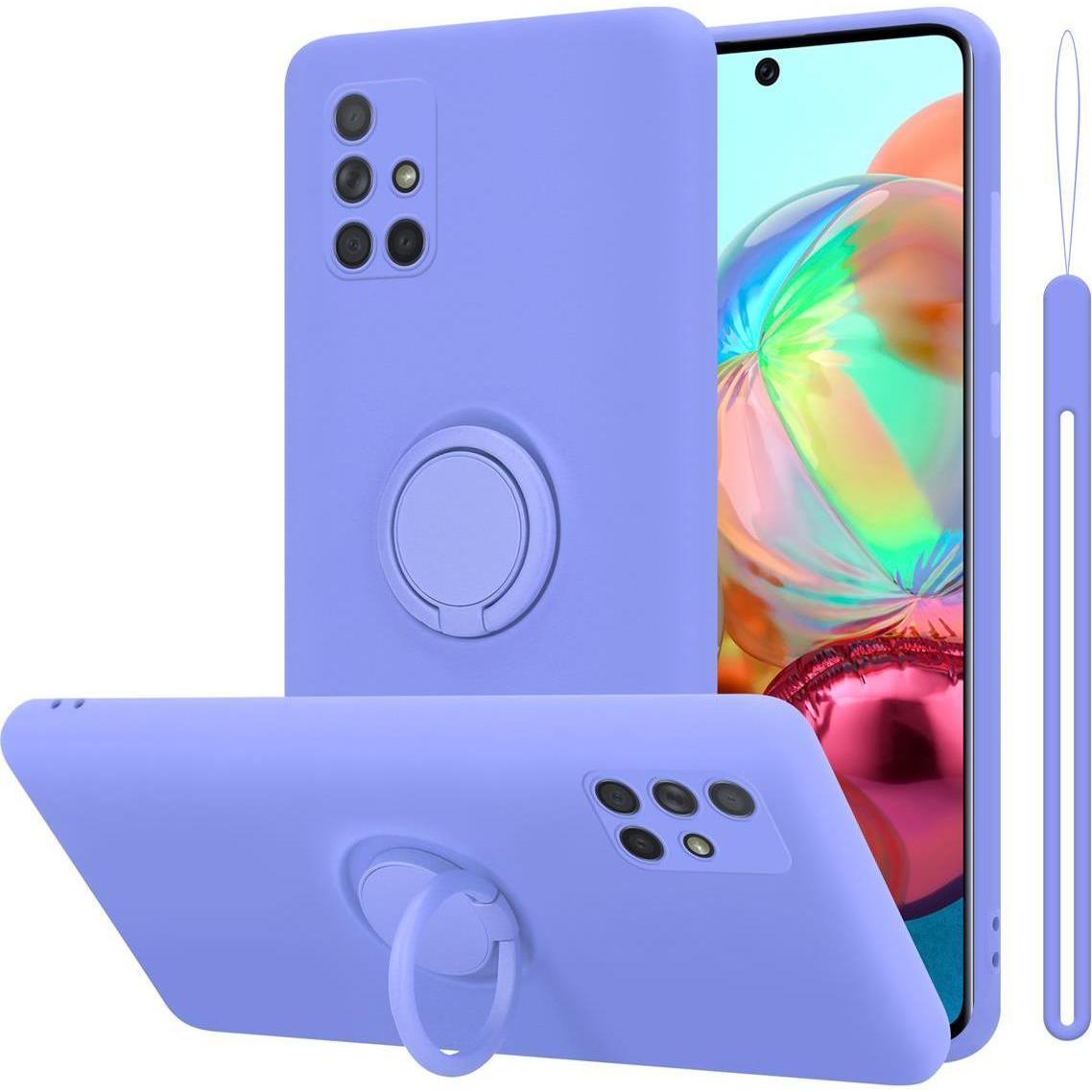 Thumbnail - Cadorabo TPU Liquid Ring Silicone Case Hülle (Samsung Galaxy M40s), Smartphone Hülle, Violett