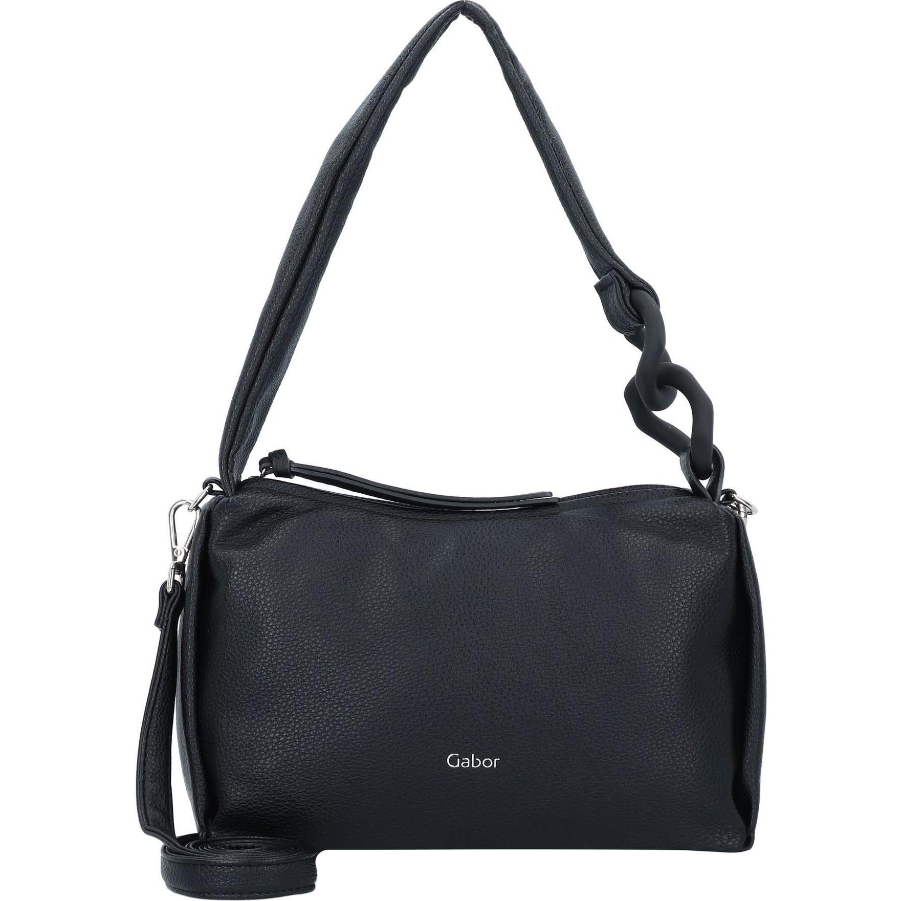 Gabor, Handtasche, Fiora Schultertasche 31 cm, Schwarz