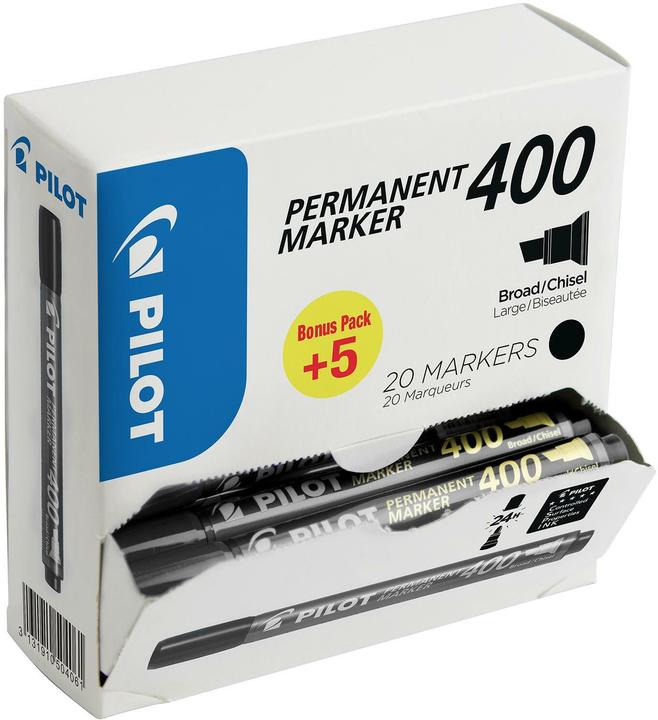 Image du produit Pilot Marqueur permanent 400 XL Pack 15+5 gratuit (20x)