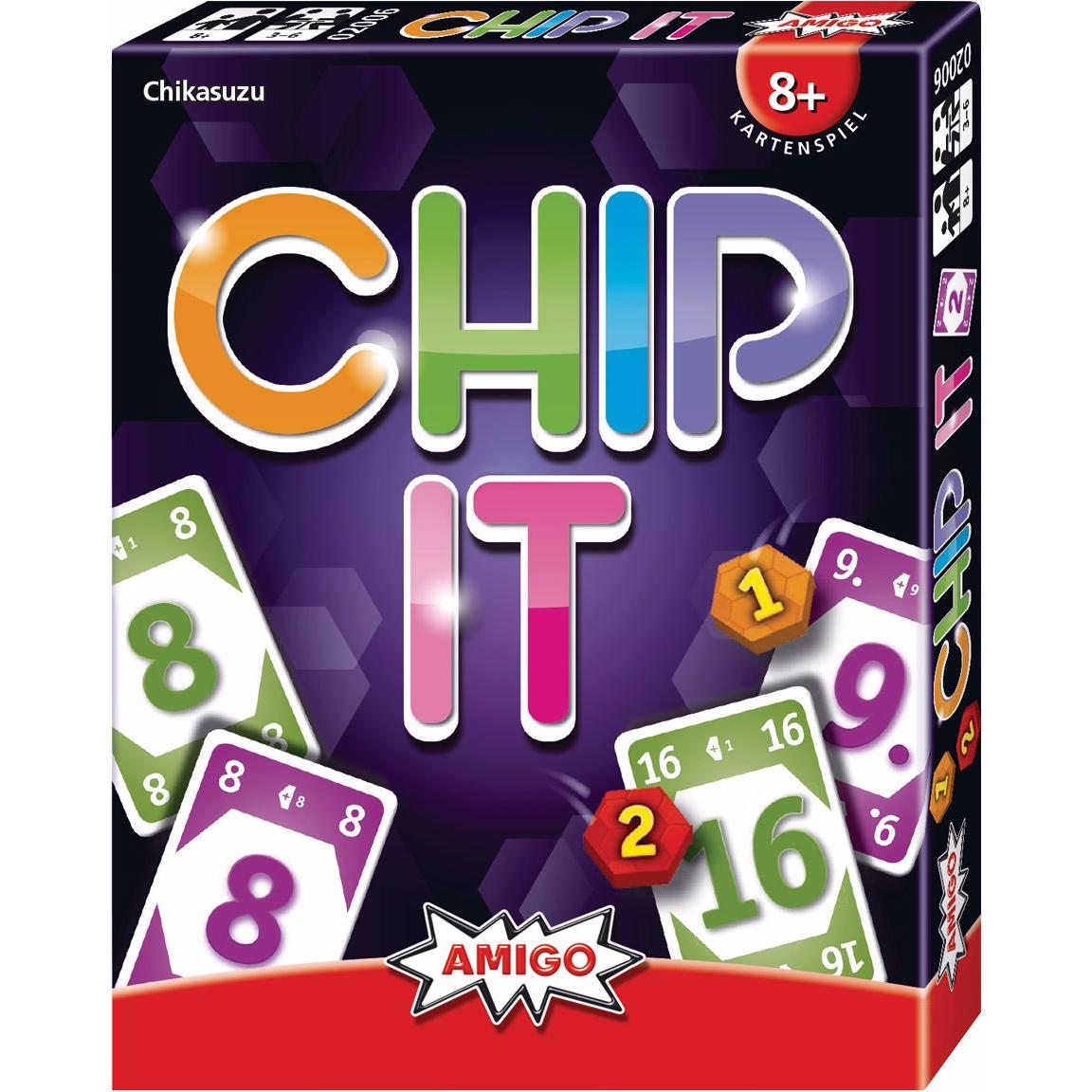 Amigo Chip it,d ab 8 Jahren, 3-6 Spieler, Kartenspiel, Dauer 15 Min. (Deutsch) (2006)