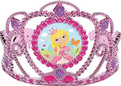 Actual product image Amscan Woodland Princess Patterned Tiara (100% synthetic material)