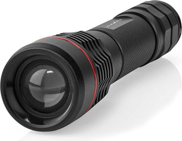 Immagine prodotto Nedis Torcia a LED, alloggiamento in metallo, IPX7, portata luminosa di 200 metri (3 cm, 1000 lm)
