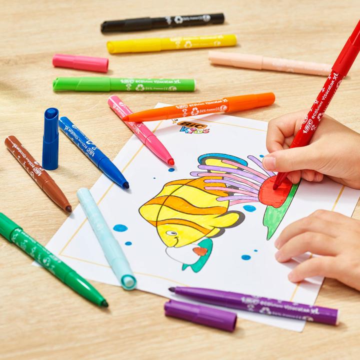 Immagine prodotto Bic Visacolor XL per bambini, 8 pezzi. (8x)