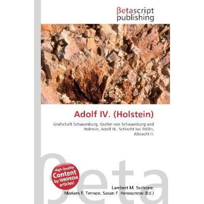 Adolf IV. (Holstein), Fachbücher
