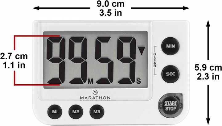 Image du produit Marathon Minuteur numérique Premium Large