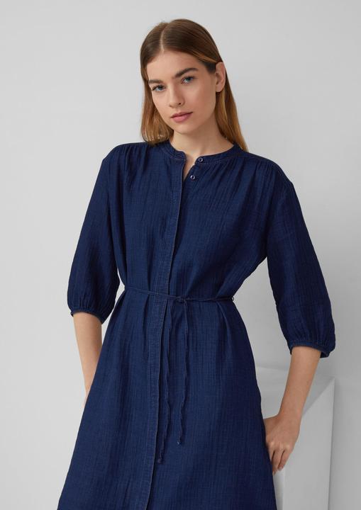 Image du produit s.Oliver Kleid Indigo dyed Midikleid mit Eingrifftaschen (32)