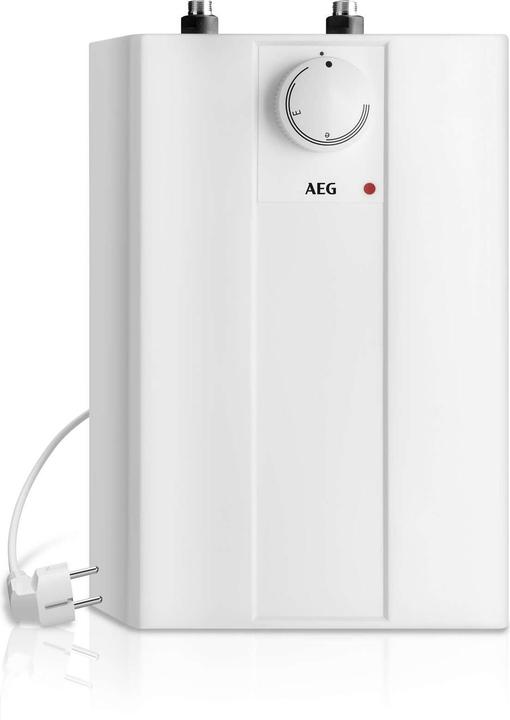 AEG Haustechnik low-pressure water heater Huz 5 Basis, 5-litre under-sink boiler, with plug