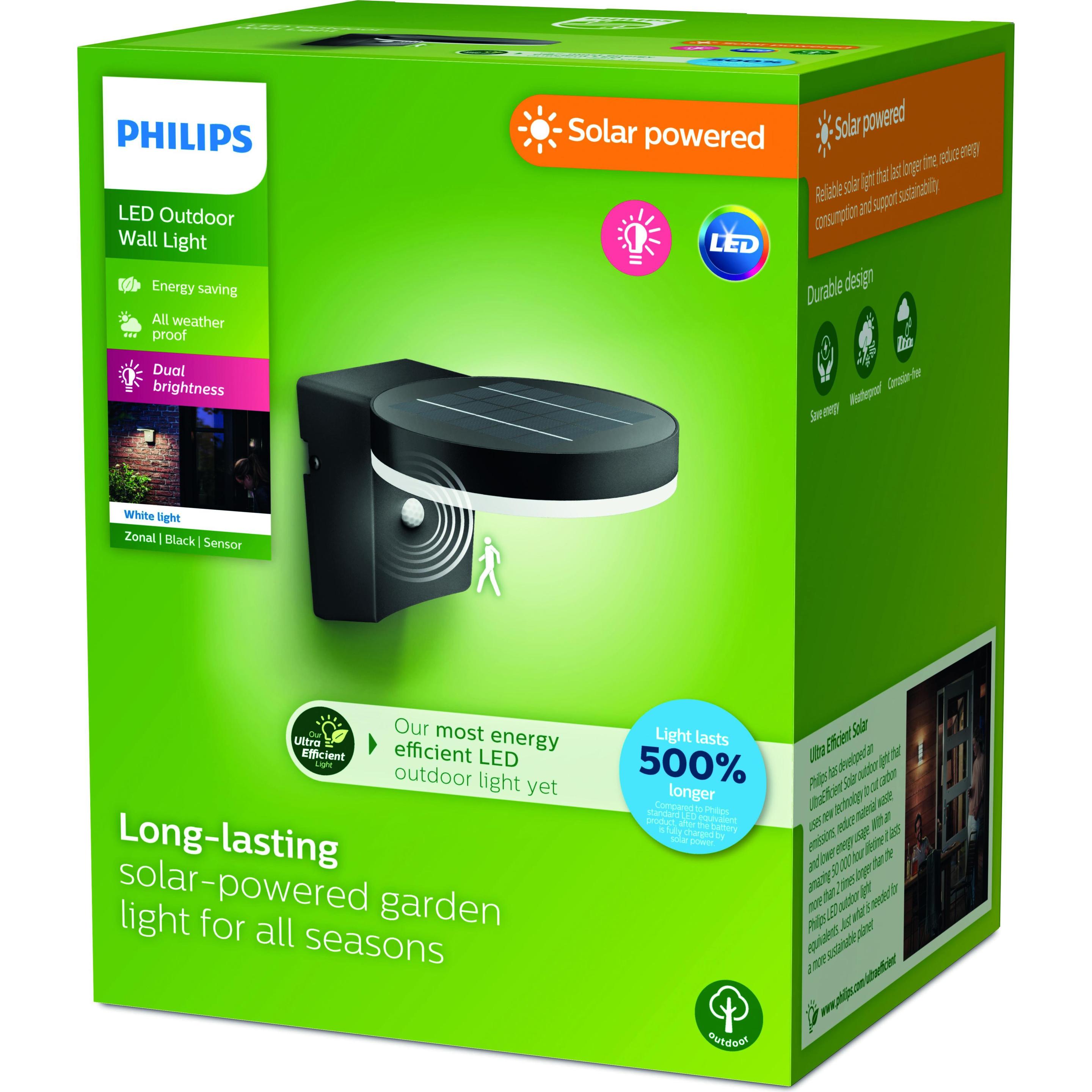 Thumbnail - Philips, Gartenbeleuchtung, Zonal Solar Ultra-Efficient (250 lm, IP44)