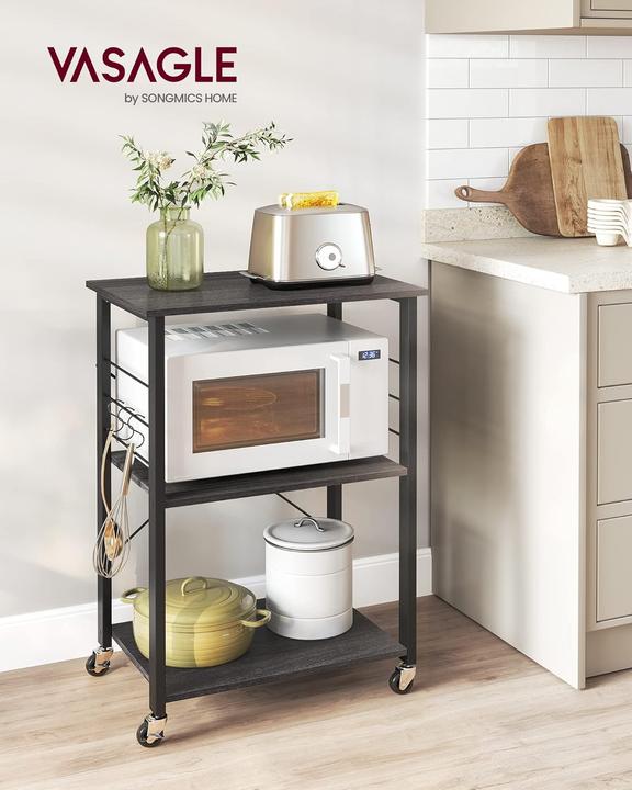 Actual product image Songmics Kitchen shelf on castors