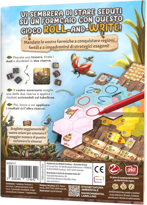 Actual product image Asmodée Marabunta: Roll & Divide - Italian Edition (Italian)