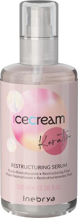 Produktbild Inebrya Ice Cream Keratin Restructuring Serum - Keratin-based Reconstructive Serum - 100ml (100 ml, Flüssiges Shampoo)