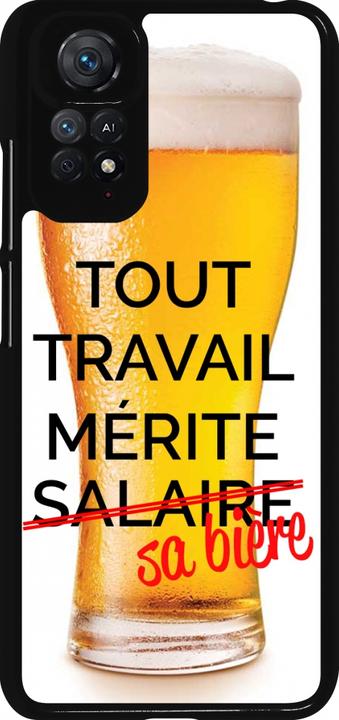 Produktbild PhoneLook Hülle Tout travail mérite sa bière (Xiaomi Redmi Note 11)