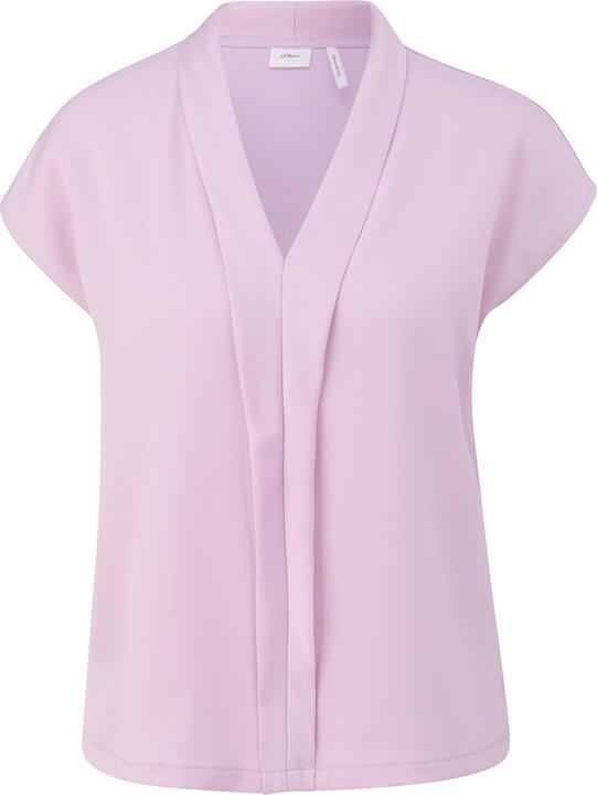 Immagine prodotto s.Oliver T-Shirt Satiniertes Blusenshirt im Fabricmix (46)