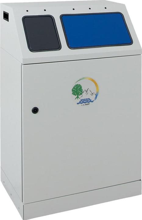 Produktbild kaiserkraft Wertstoffsammler, Stahl (90 l)