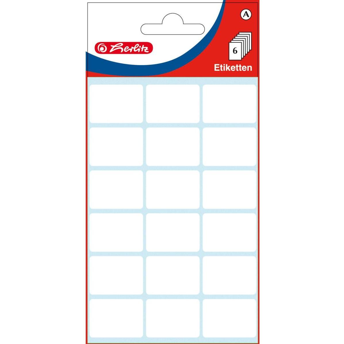 Herlitz, Etiketten, 830745