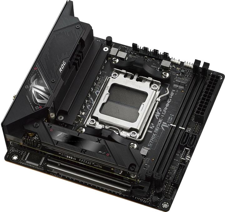 Actual product image ASUS ROG STRIX B650E-I GAMING WIFI (AM5, AMD B650E, Mini-ITX)