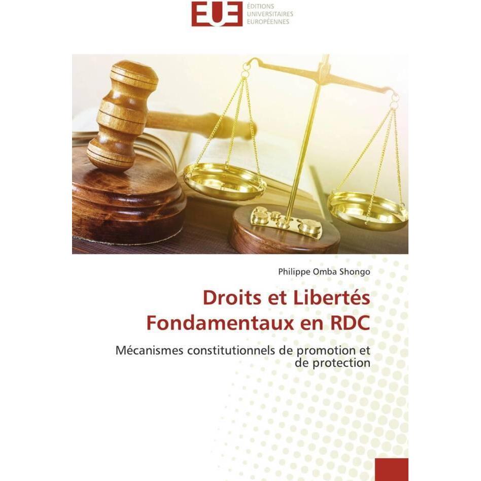 Droits et Libertés Fondamentaux en RDC, Fachbücher von Philippe Omba Shongo