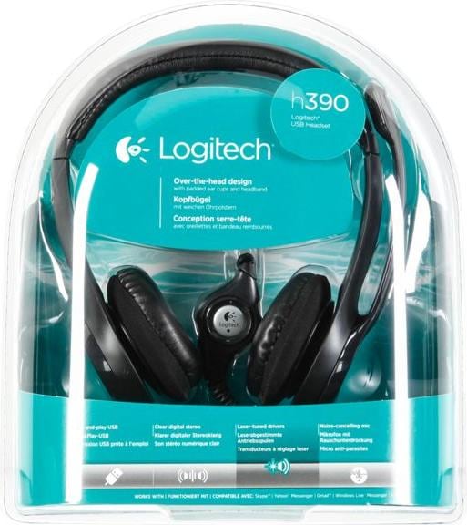 Actual product image Logitech H390 (Cable, USB-A)