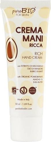 Immagine prodotto Puro Bio Crema mani con olio di mandorle Eco 50 ml - Purobio (50 ml)