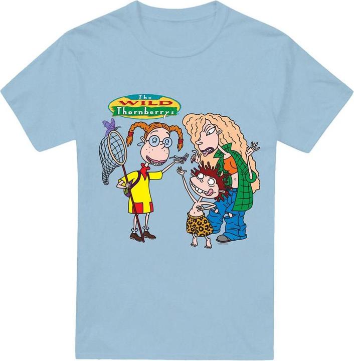 Actual product image The Wild Thornberrys Mens Bugcatcher Eliza Donny & Debbie T-Shirt (S)