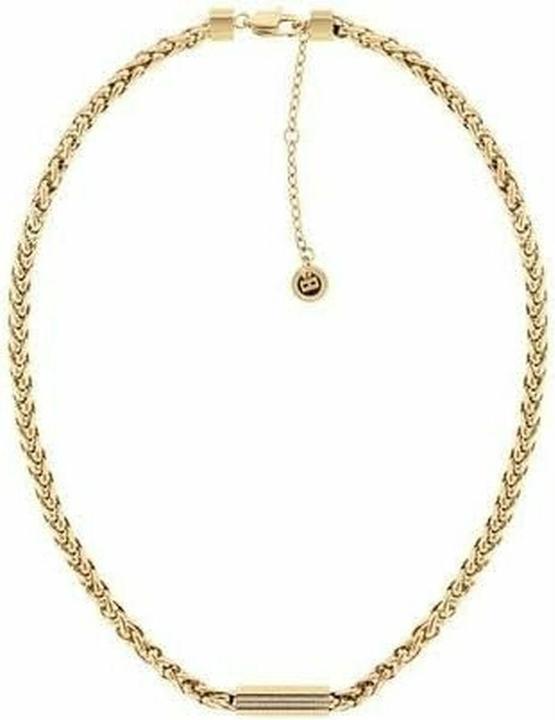Actual product image Tommy Hilfiger - Fashion gold-plated necklace with zircons 2780873 (Stainless steel)
